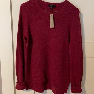 J Crew maroon sweater- size XXS